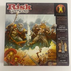 Avalon Hill Risk Godstorm Board Game - Red and Gold